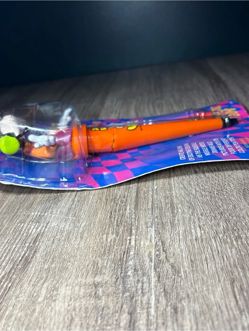 Rare Vintage NOS Disney's GOOFY Squiggle Wiggle Writer Motorized Pen Art Toy